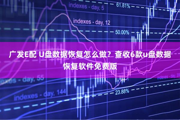 广发E配 U盘数据恢复怎么做？查收6款u盘数据恢复软件免费版